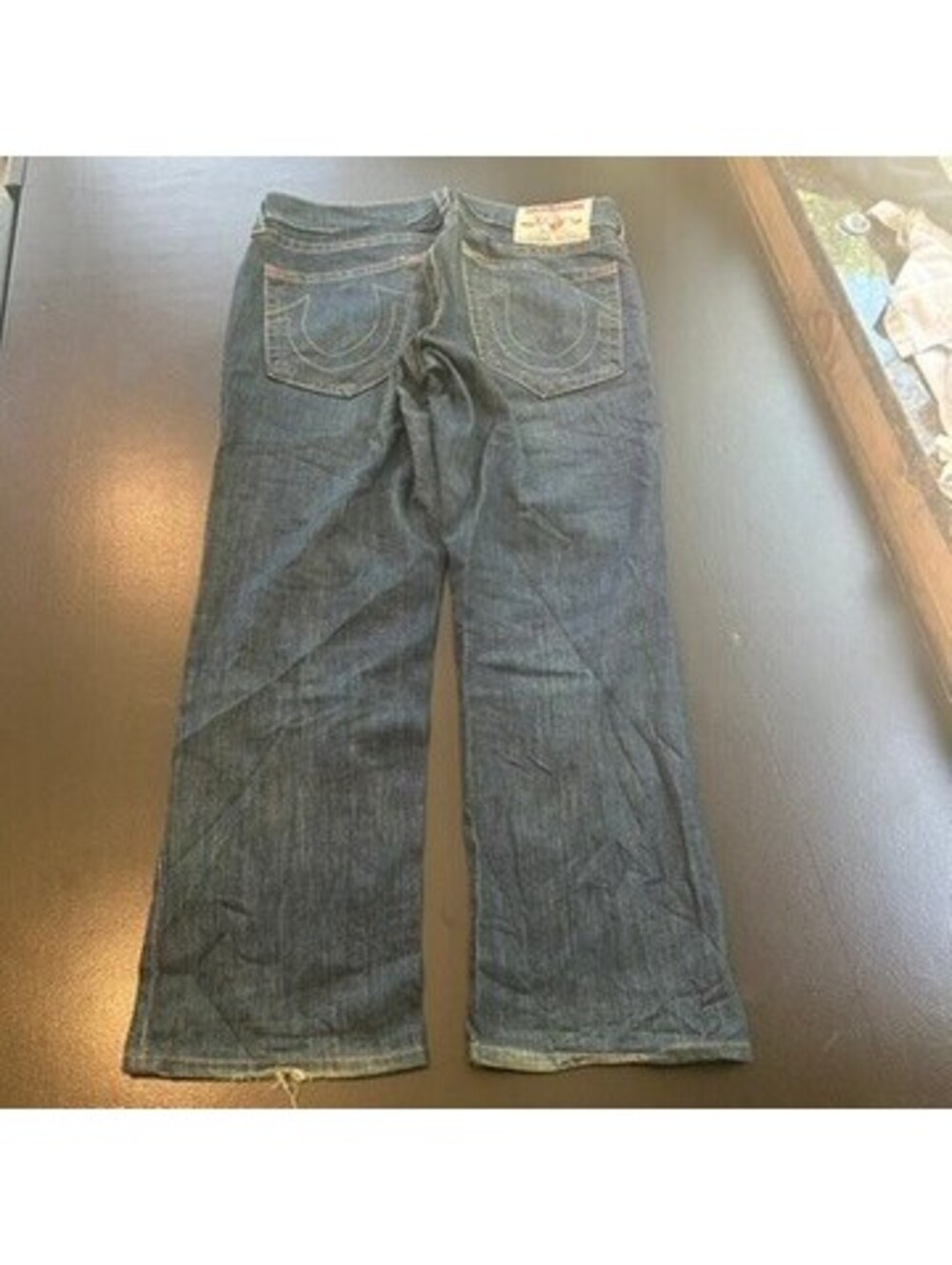 Vintage y2k baggy True Religion Bobby jeans dark wash
